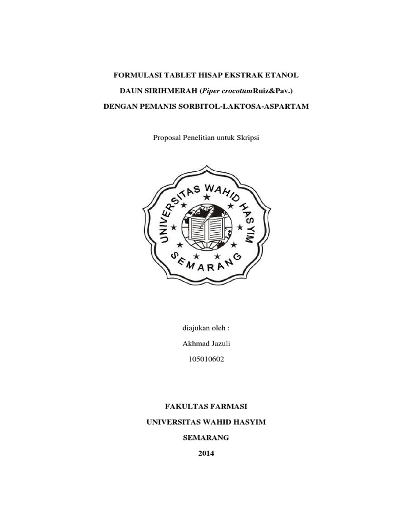 Proposal Skripsi Akhmad Jazuli Rev 3 Pdf