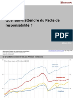 Que faut-il attendre du Pacte de responsabilité ? 