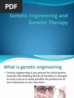 Genetic Engineering and Genetic Therapy