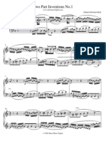 Two Part Inventions No.1: Johann Sebastian Bach