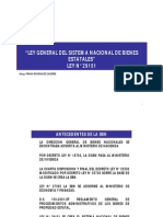 El Sistema Nacional de Bienes Estatales según la Ley N°29151