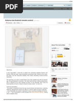Arduino Bot Android Remote Control