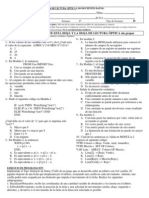 Convocatoria: Semana:: Febrero 1 PP 1 Tipo de Examen