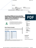 Handling Different Granularities