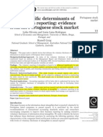 Firm-Specific Determinants of Intangibles Reporting Evidence From The Portuguese Stock Market