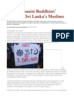 The 'Talibanist Buddhists' Attacking Sri Lanka's Muslims
