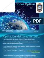 Operación Del Receptor Óptico