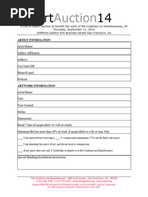Artist Contract 2014