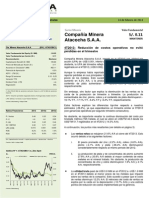 CIA. Minera Atacocha S.a.a. - Resultados Trimestrales - VF @ PEN 0.11 - Mantener