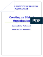 Creating Ethical Organization