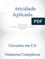 Eletricidade Aplicada: Aulas Teóricas Professor: Jorge Andrés Cormane Angarita