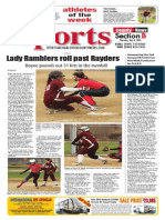 Lady Ramblers Roll Past Rayders: Boyne Pounds Out 31 Hits in The Twinbill