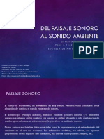 Semana 7 Del Paisaje Sonoro Al Sonido Ambiente