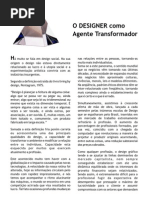 Designer Como Agente Transformador