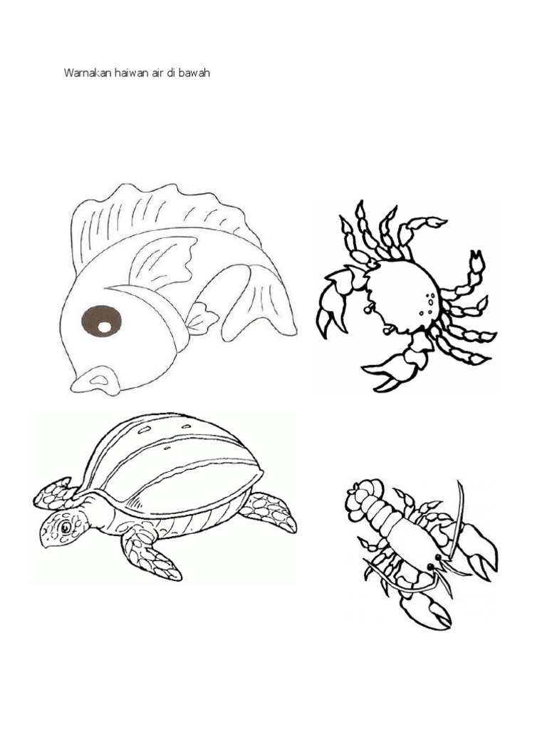 Warnakan Haiwan Air Di Bawah Pdf