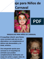 Maquillaje para Niños de Carnaval