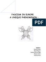 Fascism in Europe - An Unique Phenomenon