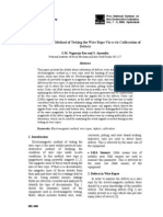 Electromagnetic Method of Testing The Wire Rope Vis-A-Vis Calibration of Defects