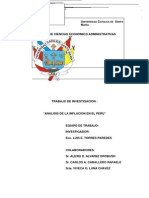 Analisis de La Inflacion en El Peru