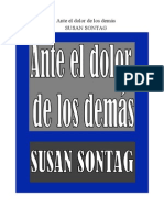 Sontag Susan - Ante El Dolor de Los Demas