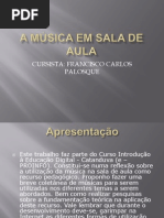 A Música Em Sala de Aula