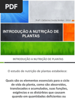 Aula 1 Introdução a Nutrição de Plantas