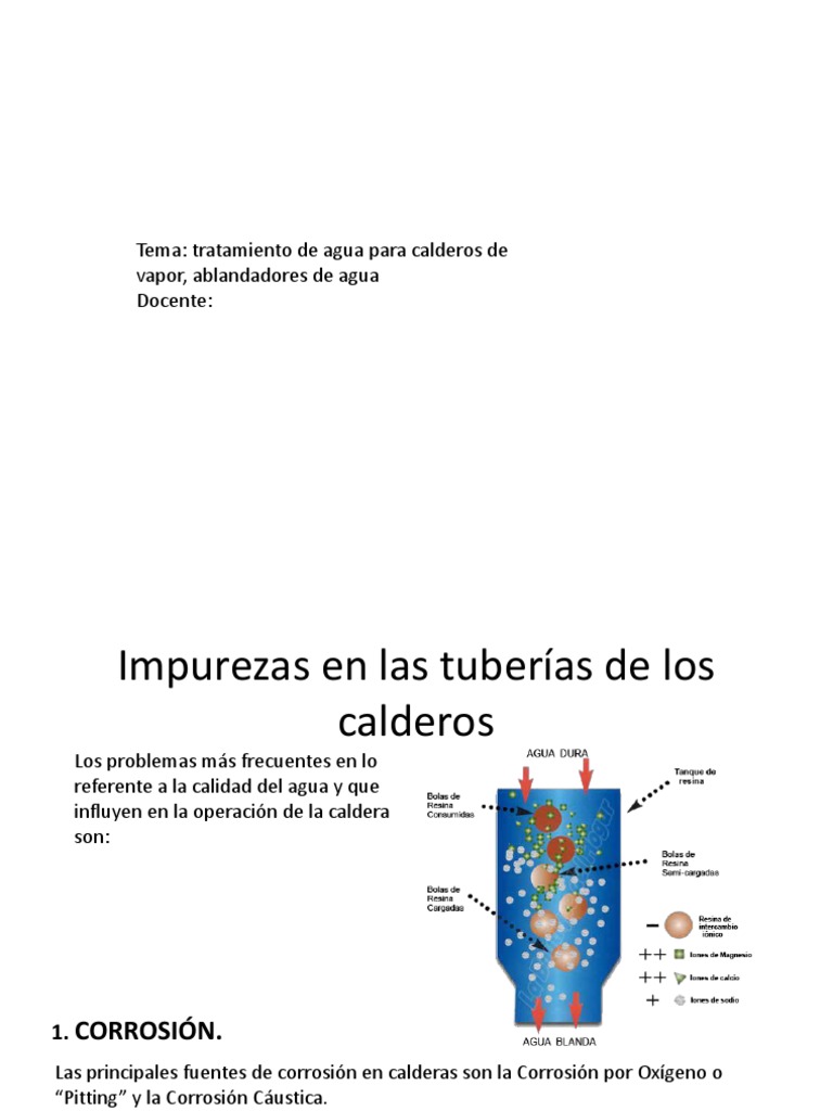 Diseño de Ablandadores | Corrosión | Agua