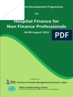 Hospital Finance for Non Finance Professionals