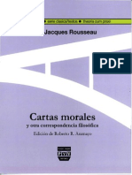 Cartas Morales y Otra Correspondencia Filosófica - Rousseau, J. J.