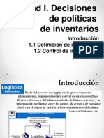 Políticas de inventarios y costos asociados