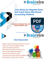 Case Study for Magento Store And Quick Book Web Based Accounting Platform