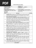 Course Information Sheet