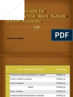 Outlook Word y Excel Avanzado