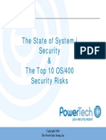 Top 10 Security Risks