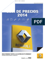 Renault Servicios - Guia de Precios