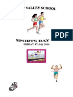 Sports Day Programme 2014