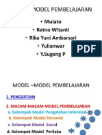 Model –Model Pembelajaran Presentasi