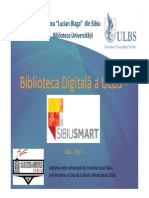 ULBS Biblioteca Digitala Smart Prezentare