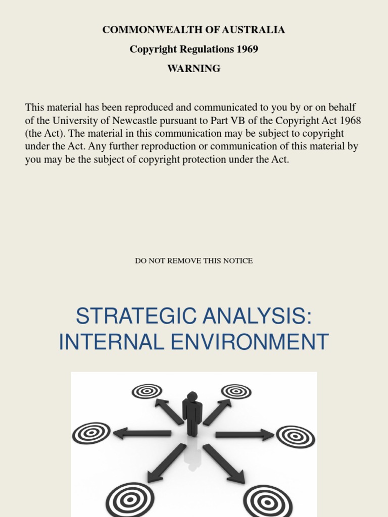 Strategic Management Internal Environment Analysis DJC Version | PDF ...