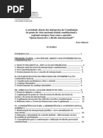 Peter Haberle - Sociedade Aberta de Interpretes Da Constituicao