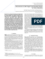 Deformation Microstructure in (001) Single Crystal Strontium Titanate by Vickers Indentation