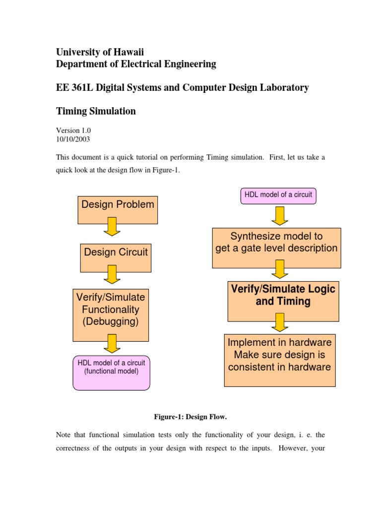 University of Hawaii Department of Electrical Engineering EE 361L