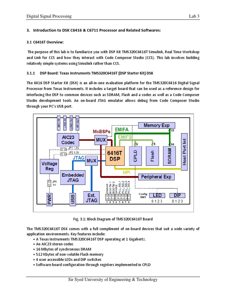 DSP Lab 3 | PDF | Digital Signal Processor | Booting