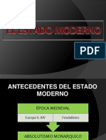 Estado Moderno - Maestria