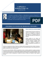 APECES - Newsletter No 25