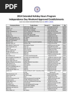 Download 2014 Independence Day Weekend by SAEHughes SN232100132 doc pdf