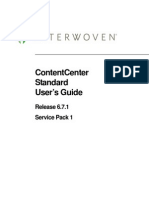 Contentcenter Standard User'S Guide: Release 6.7.1 Service Pack 1