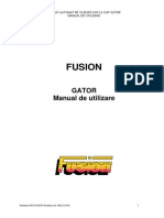 Manual de Utilizare Aparat Automat Sudura Cap La Cap Fusion Gator
