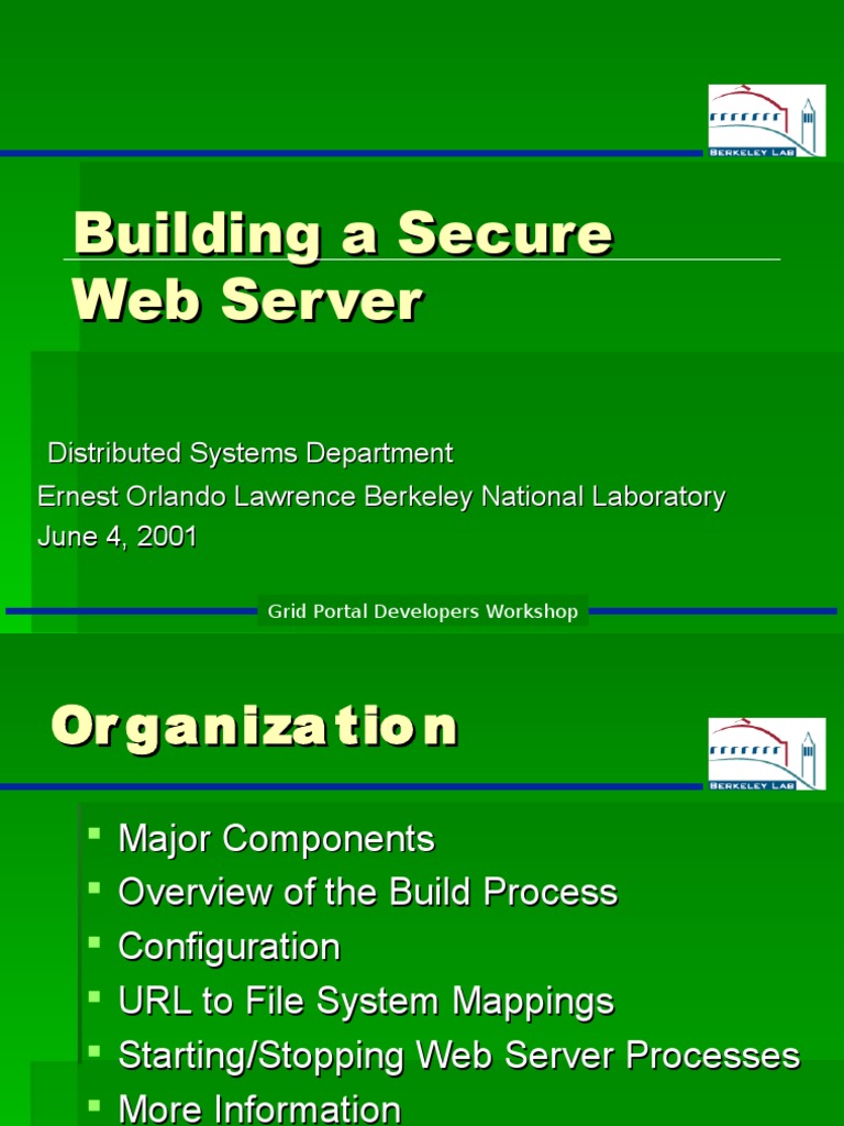 Building A Secure Web Server | PDF | Apache Http Server | Web Server