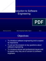An Introduction To Software Engineering: ©ian Sommerville 2004 Slide 1